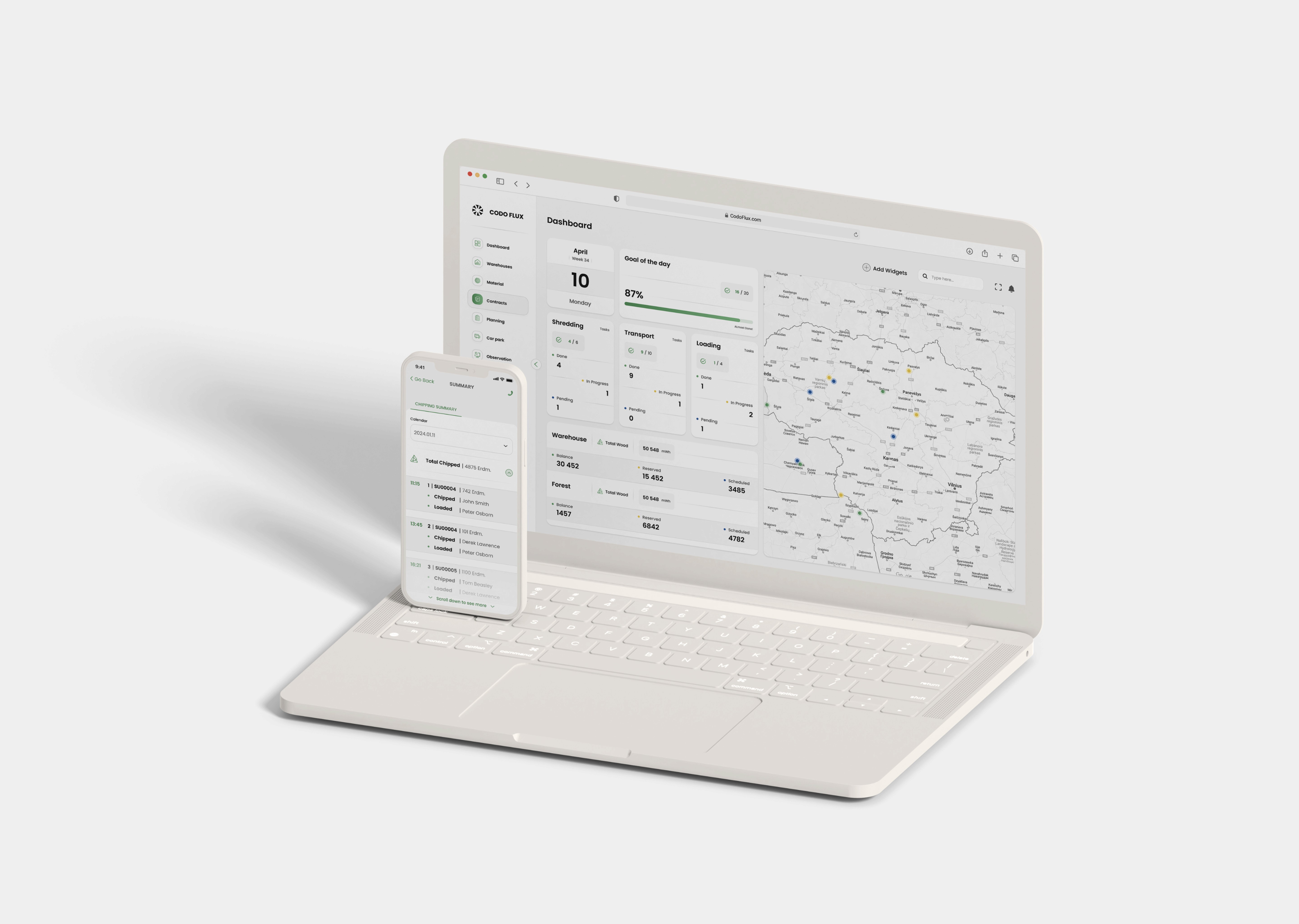Codo Flux AI-powered ERP for bioenergy operations