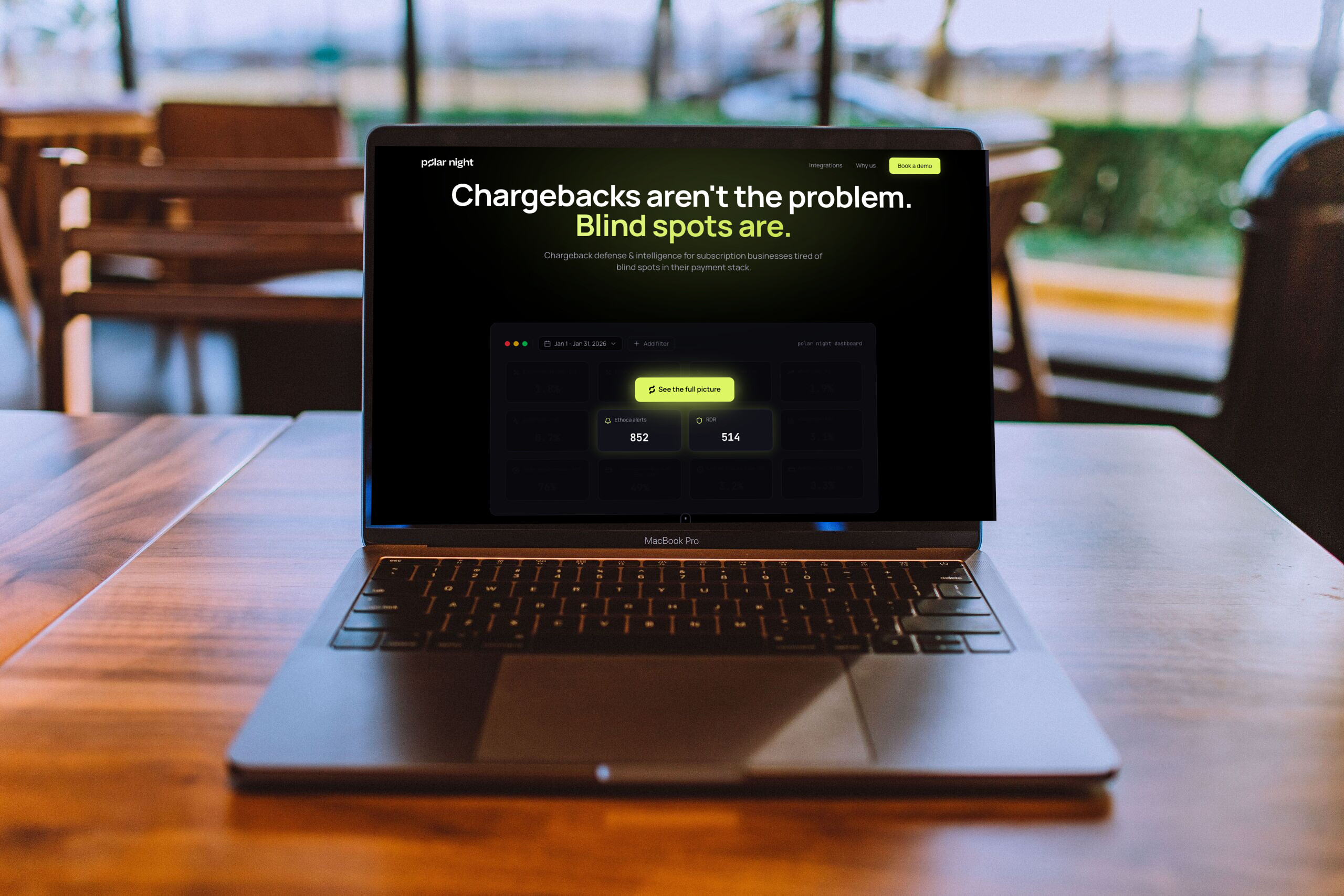 polar night real-time chargeback defense platform